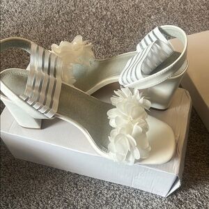 Elegant White Women's Sandals